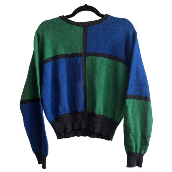 Liz Claiborne Sweaters - Vintage Liz Claiborne color-block sweater